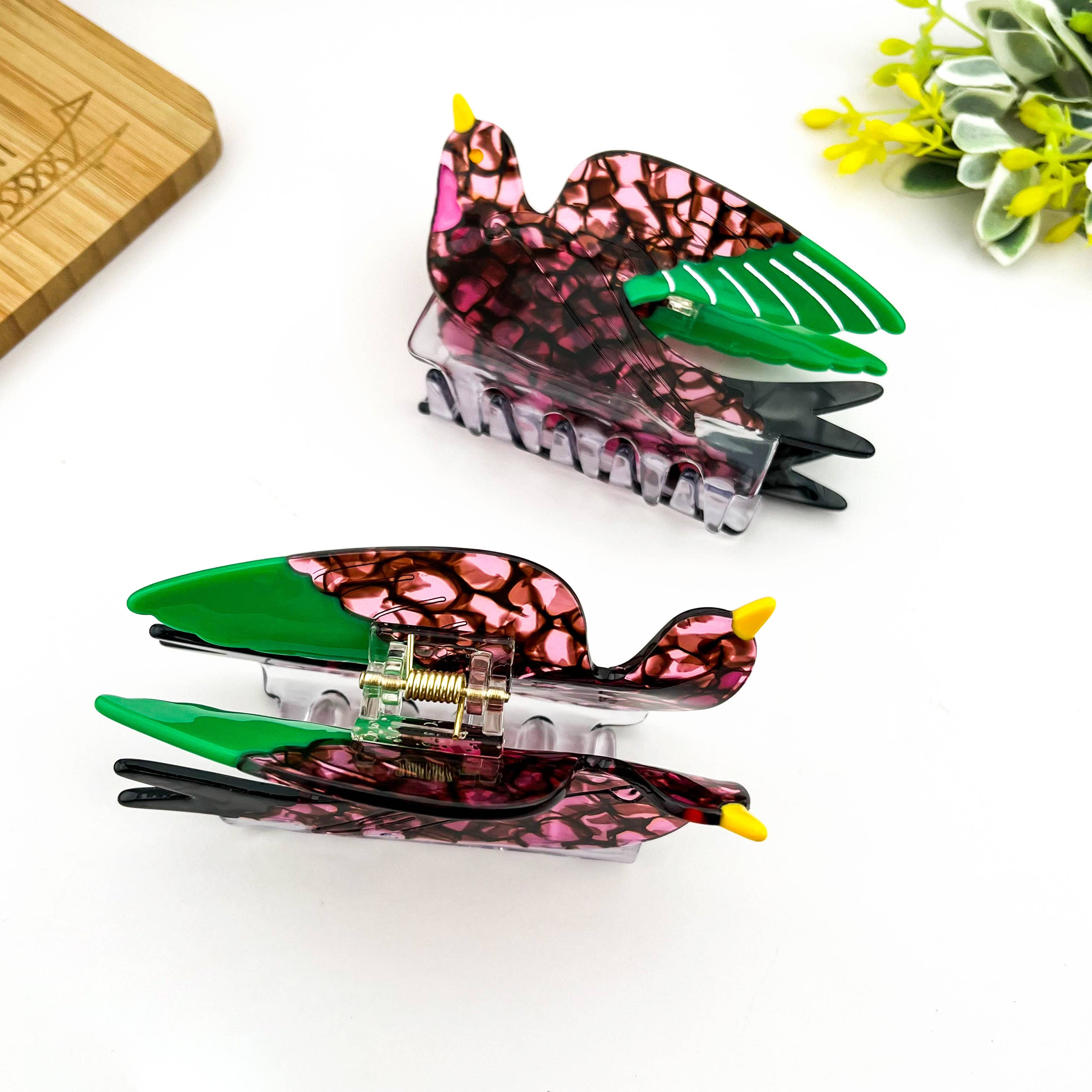 Swallow Hair Claw Clip, Acetate Bird Hair Clip: Swallow