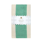 Green Stripe Cotton XL Tablecloth
