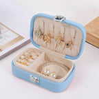 Coffee Brown Jewelry Travel Box