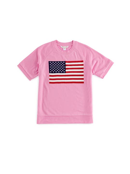 FLAG LIGHTWEIGHT SHORT SLEEVE SWEATSHIRT