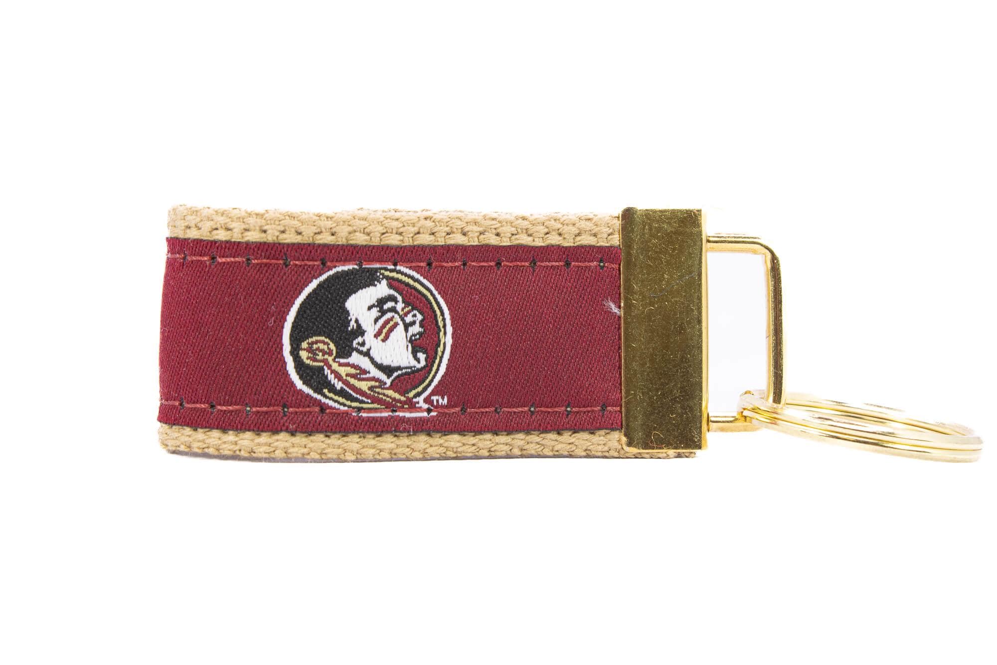 Florida State Seminoles Collegiate Woven Ribbon Key Chain