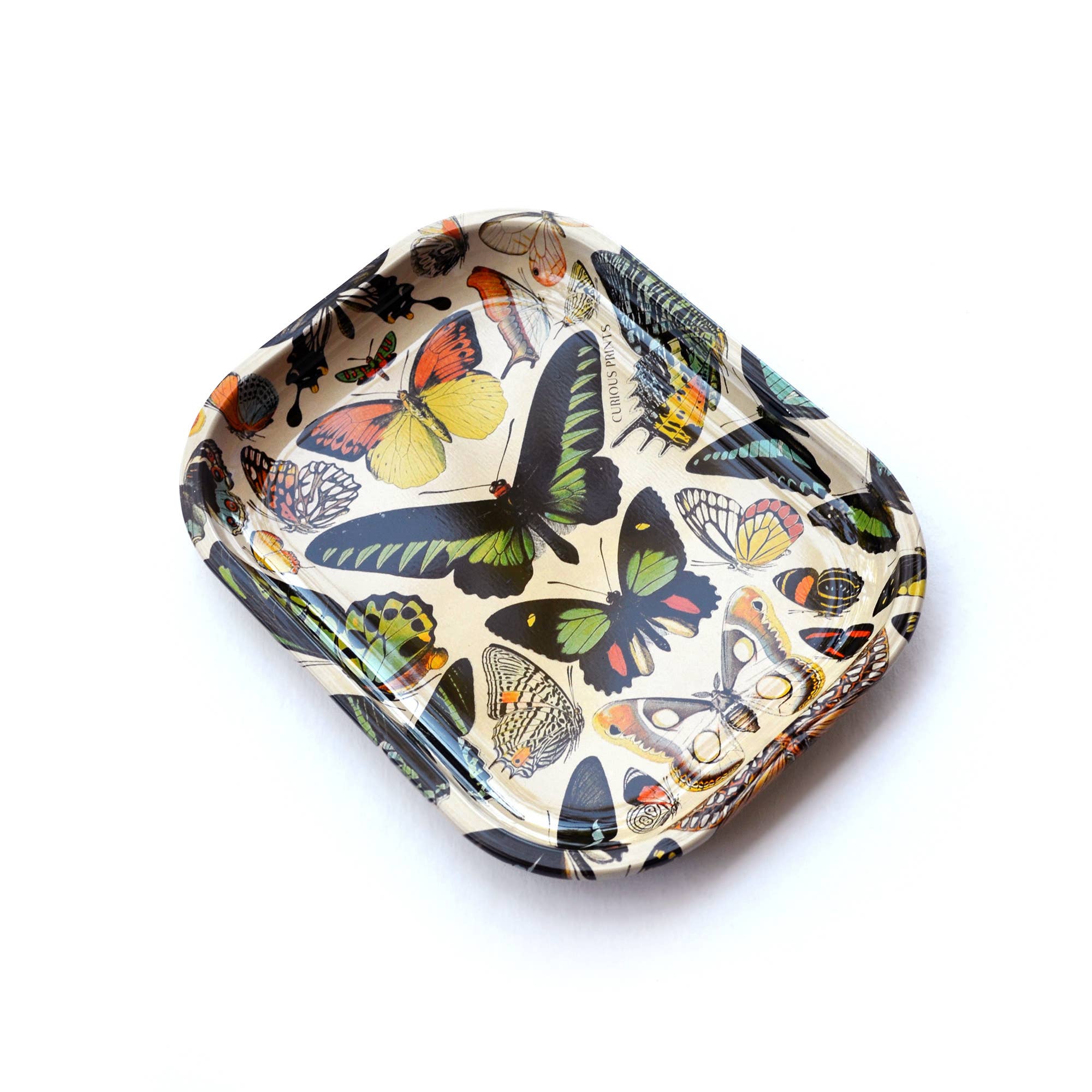 Small Metal Butterfly 1 Tray / Vintage Butterflies Dish