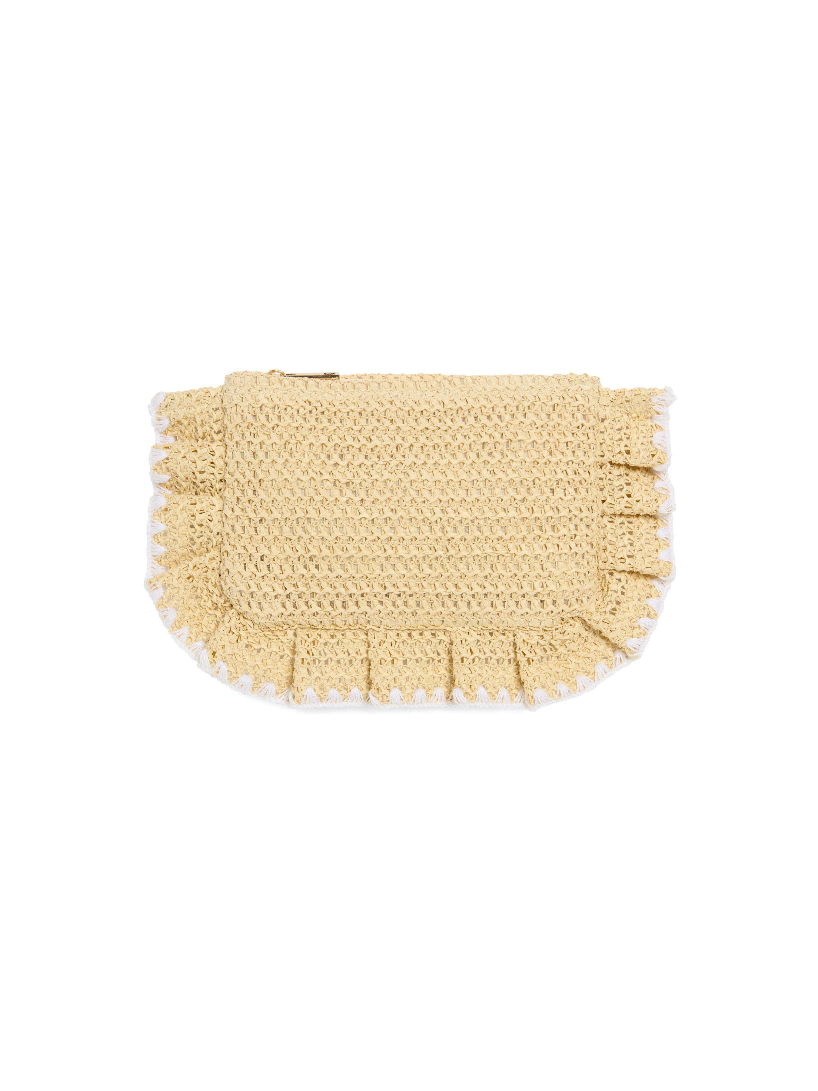 ARABELLA ZIP POUCH: NAVY