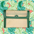 French Quarter Clutch- Green