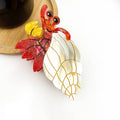 Hermit Crab Claw Clip, Acetate Hair Clip: C-White
