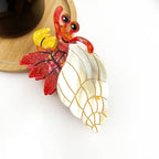 Hermit Crab Claw Clip, Acetate Hair Clip: C-White