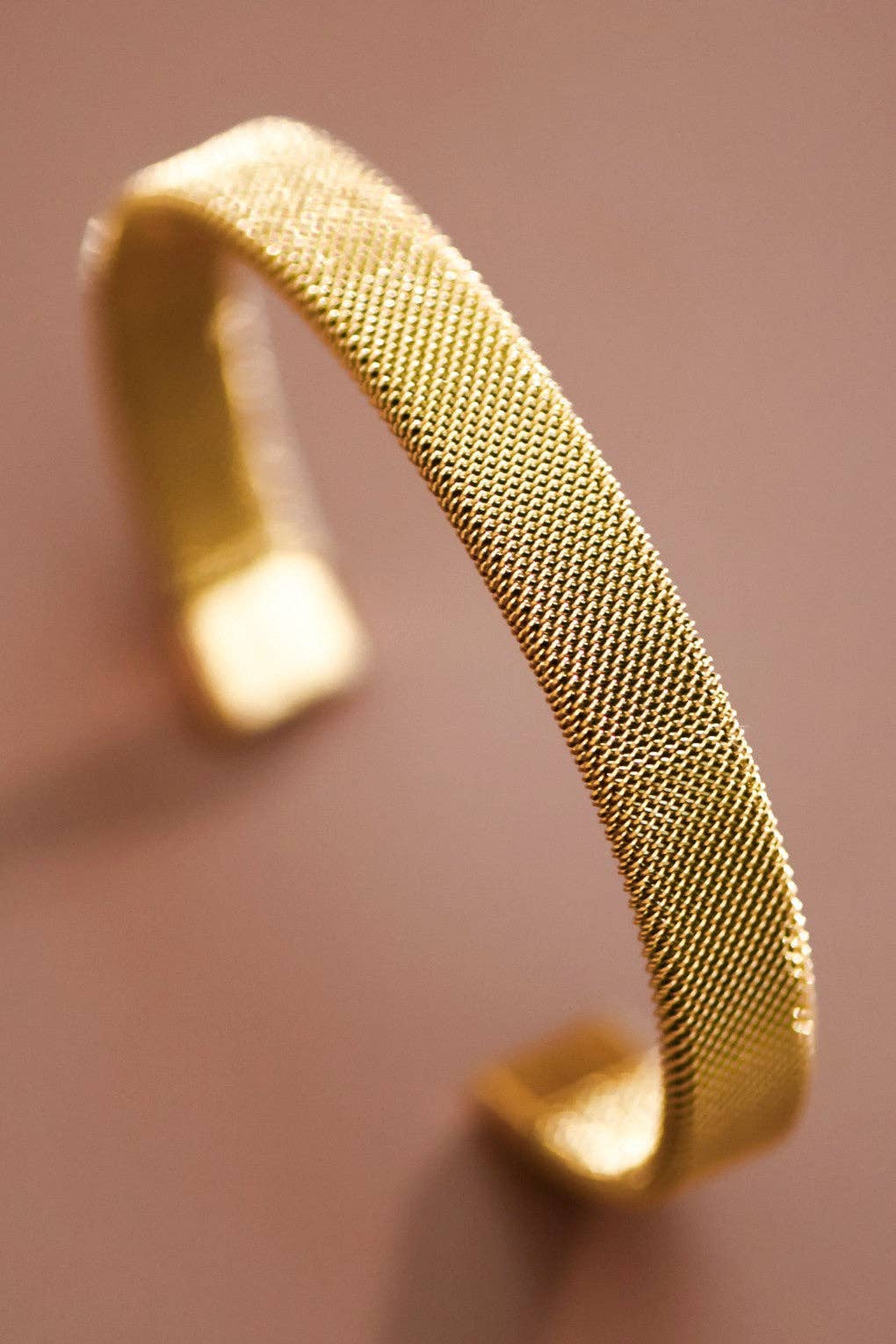 18K Gold Plated Waterproof Stainless Steel Cuff