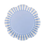 Blue Striped 9" Scallops