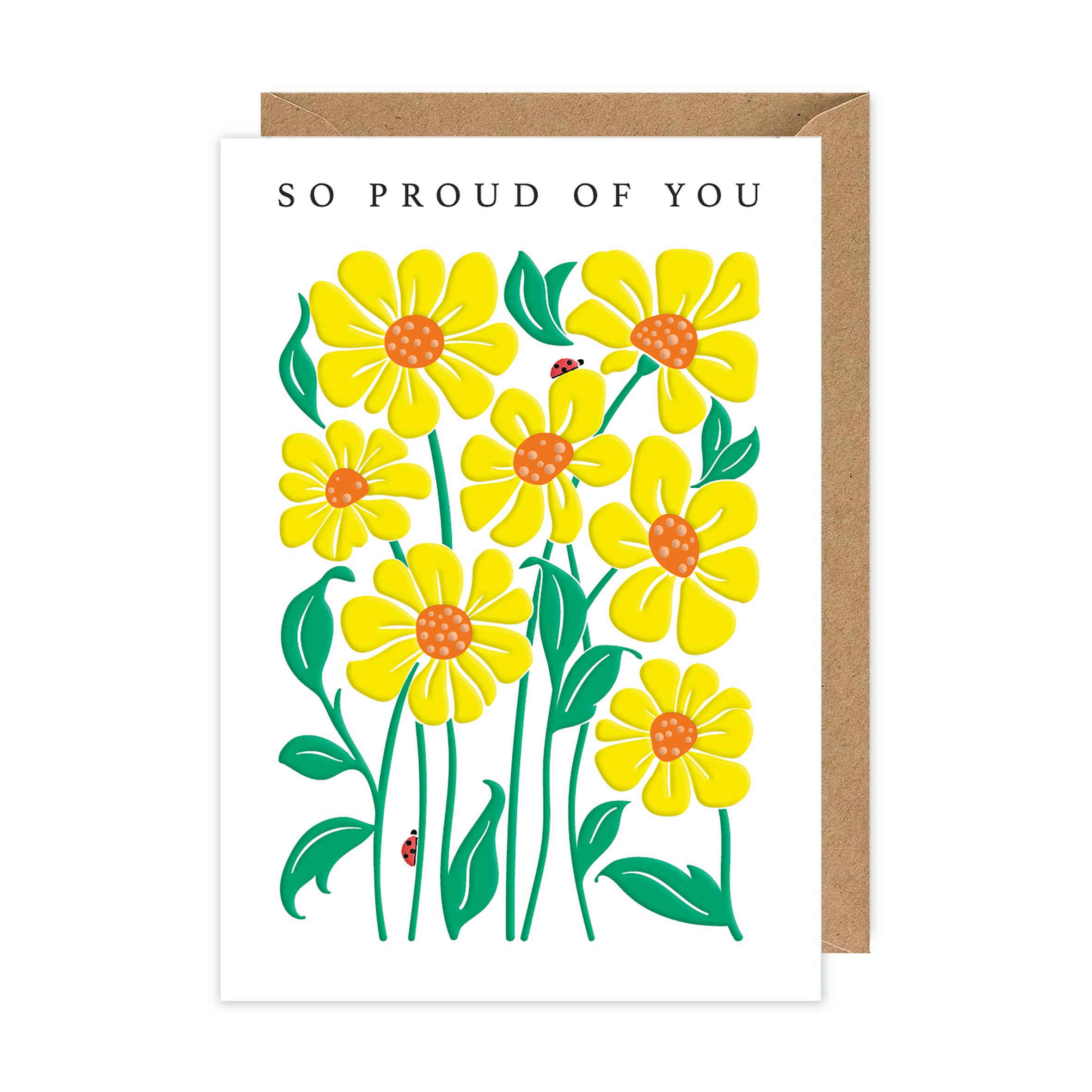 CONGRATULATIONS SO PROUD GREETING CARD