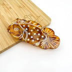Tortoiseshell Goldfish Hair Clip, Acetate Hair Accessory